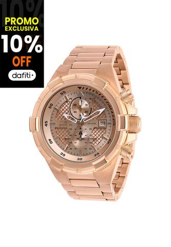 Reloj Para Hombre Invicta Aviator 28128 Oro Rosa Invicta