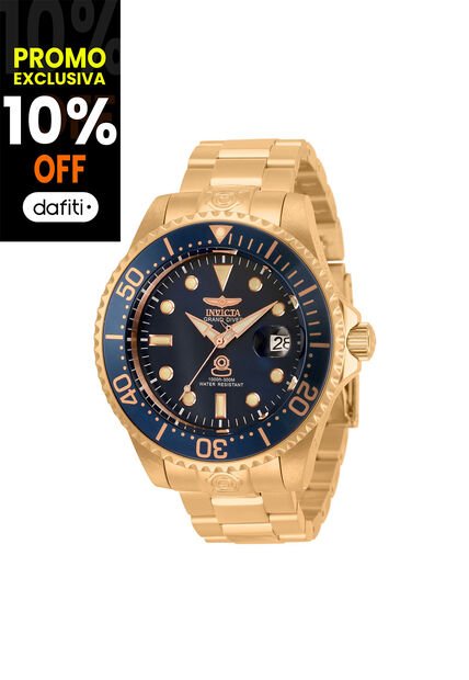 Reloj Para Hombre Invicta Pro Diver 33316 Oro Rosa