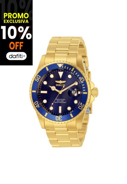 Reloj Para Hombre Invicta Pro Diver 33270 Dorado