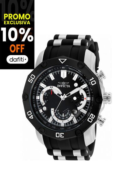Reloj Invicta Modelo 22797 Negro, Acero Hombre