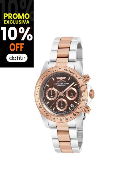 Reloj Para Hombre Invicta Speedway 17029 Plateado