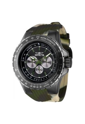 Reloj Para Hombre Invicta Aviator 39307 Verde
