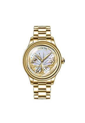 Reloj Para Mujer Invicta Wildflower 37098 Dorado