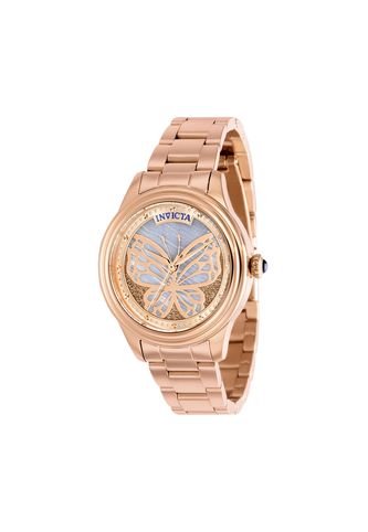 Reloj Para Mujer Invicta Wildflower 37099 Oro Rosa Invicta