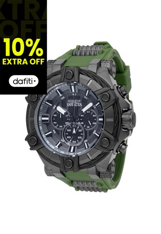 Reloj Invicta Modelo 49807 Verde Militar, Gris Plomo Hombres Invicta