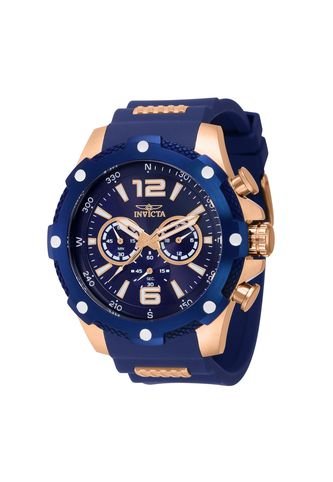 Reloj Para Hombres Invicta I-Force 39990 Azul, Oro Rosa Invicta