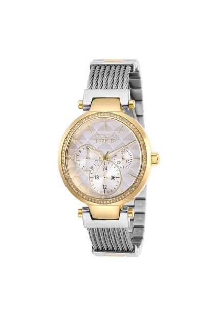 Reloj Invicta Modelo 28921 Oro Plata Mujer