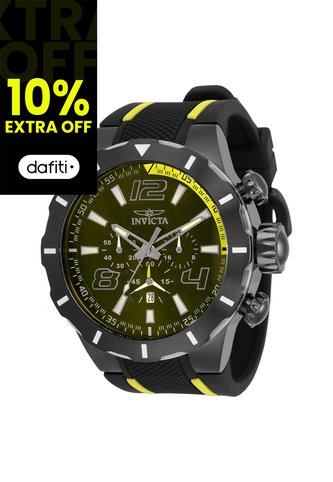 Reloj Invicta Modelo 33323 Amarillo, Negro Hombres Invicta