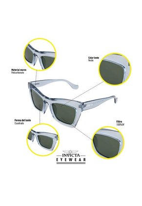 Gafas Invicta Modelo I 21695-ANG-T06-P05 Azul Hombre