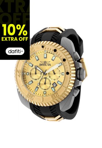 Reloj Invicta Modelo 49793 Negro, Dorado Hombres Invicta