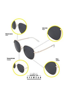 Gafas Invicta Modelo I 40005-PRO-09-P03 Dorado Hombre