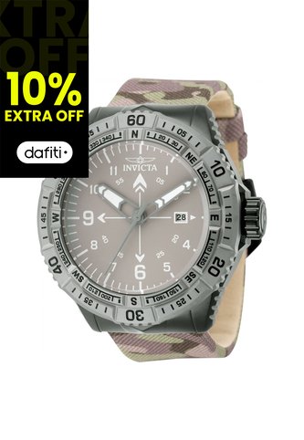 Reloj Invicta Modelo 49512 Camuflaje, Verde, Tostado Hombres Invicta