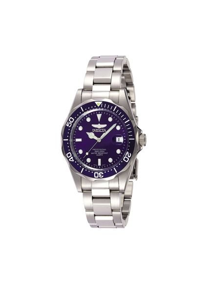 Reloj Para Hombre Invicta Pro Diver 9204 Plateado