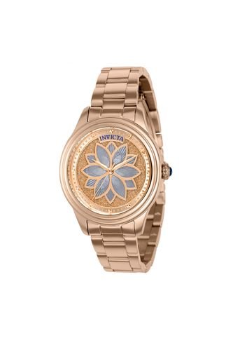 Reloj Para Mujer Invicta Wildflower 37086 Oro Rosa Invicta