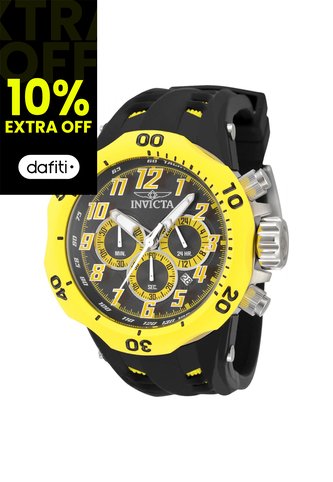 Reloj Invicta Modelo 48236 Amarillo, Negro Hombres Invicta
