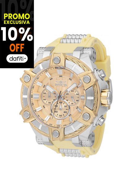 Reloj Invicta Modelo 49808 Marfil, Acero Hombres