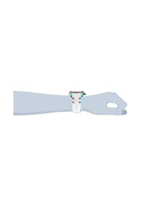 Reloj INVICTA Modelo 25530 Blanco, Chapado Del Arco Iris Hombre