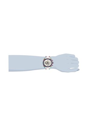 Reloj INVICTA Modelo 25530 Blanco, Chapado Del Arco Iris Hombre