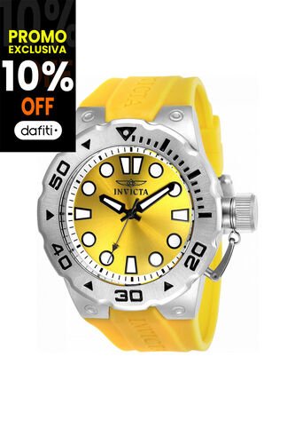 Reloj Invicta Modelo 23193 Amarillo Hombres Invicta