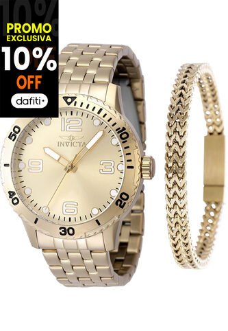 Reloj Invicta Modelo 48262 Dorado Hombre Invicta