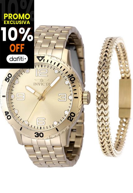 Reloj Invicta Modelo 48262 Dorado Hombre
