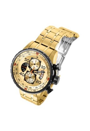 Reloj Para Hombre Invicta Aviator 17205 Dorado