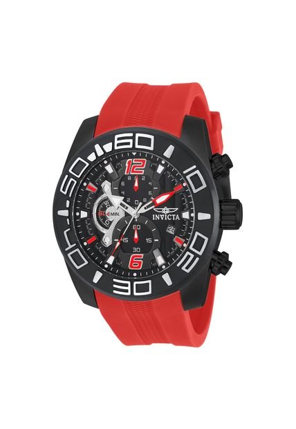 Reloj Para Hombre Invicta Pro Diver 22810 Rojo