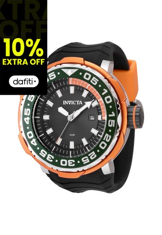 Reloj Invicta Modelo 48340 Naranja, Negro Hombres Invicta