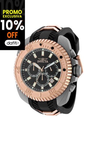 Reloj Invicta Modelo 49794 Negro, Oro Rosa Hombres Invicta