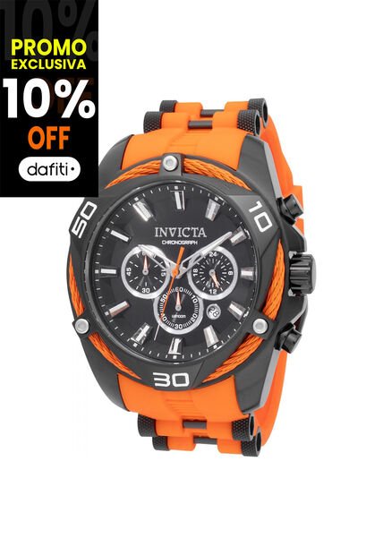 Reloj Invicta Modelo 44536 Naranja, Negro Hombres