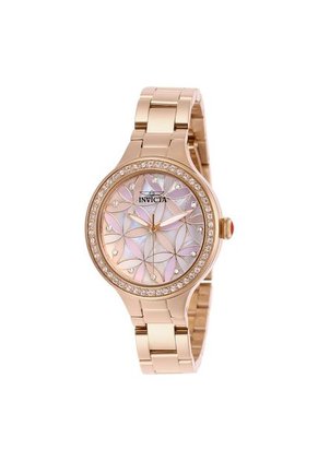 Reloj Para Mujer Invicta Wildflower 28824 Oro Rosa