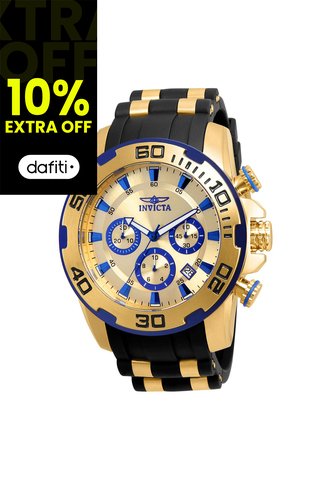 Reloj Invicta Modelo 22308 Oro Negro Hombre Invicta