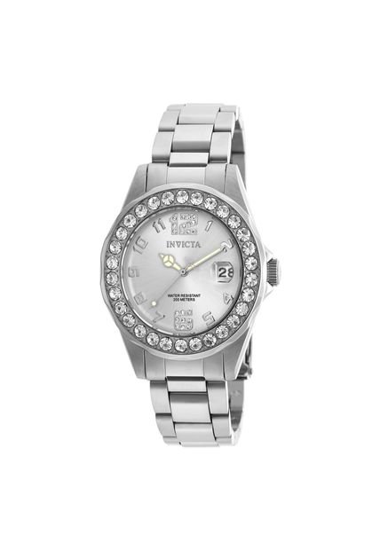 Reloj Para Mujer Invicta Pro Diver 21396 Plateado