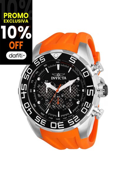 Reloj Invicta Modelo 26297 Naranja Hombres