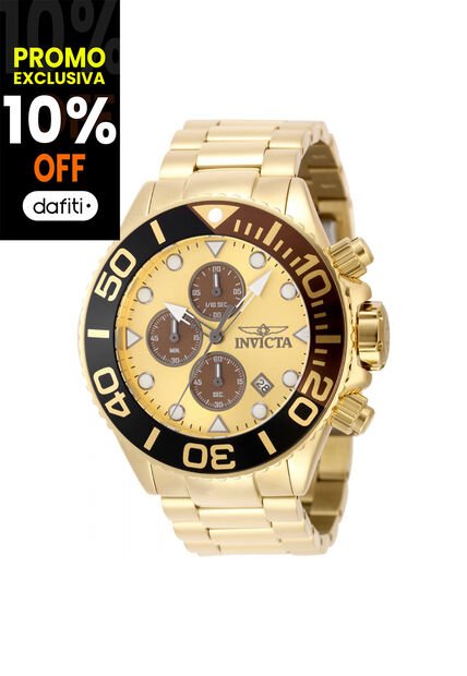 Reloj Invicta Modelo 48590 Oro Hombres