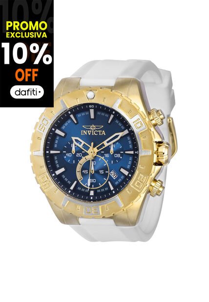 Reloj Invicta Modelo 37800 Blanco Hombres