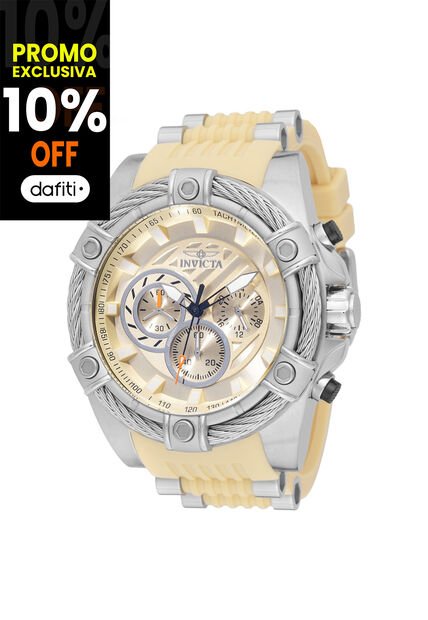 Reloj Invicta Modelo 49810 Marfil, Acero Hombres