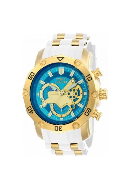 Reloj Invicta Modelo 23423 White, Gold Hombre