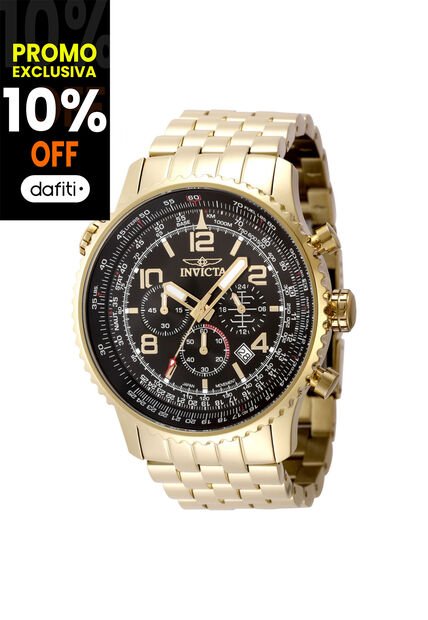 Reloj Invicta Modelo 49082 Oro Hombres