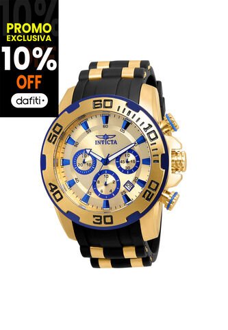 Reloj Invicta Modelo 22308 Oro Negro Hombre Invicta