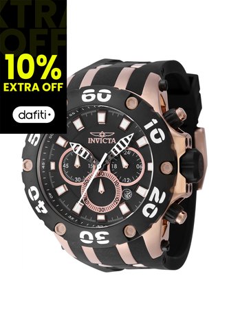 Reloj Invicta Modelo 46513 Negro, Oro Rosa Hombre Invicta