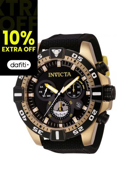 Reloj Invicta Modelo 46652 Negro Hombre