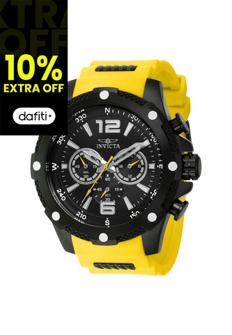 Reloj Invicta Modelo 42998 Amarillo, Negro Hombre Invicta