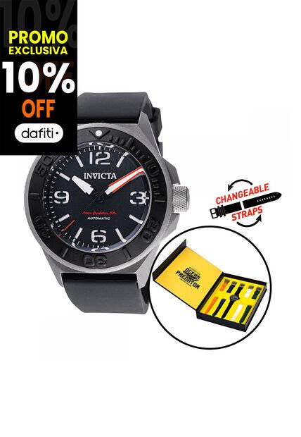 Reloj Invicta Modelo 48354 Verde, Naranja, Amarillo, Blanco, Negro Hombre
