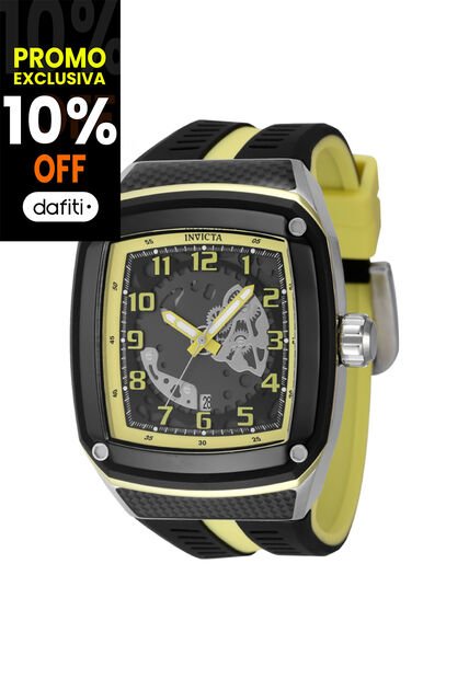 Reloj Invicta Modelo 48070 Amarillo, Negro Hombre