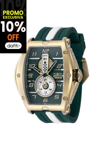 Reloj Invicta Modelo 47387 Verde, Blanco Hombre