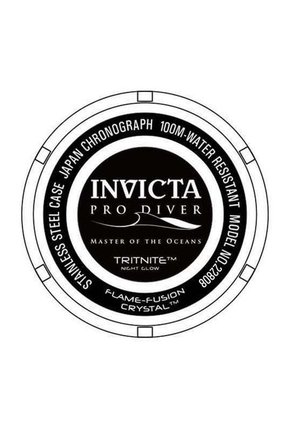 Reloj Para Hombre Invicta Pro Diver 22808 Amarillo