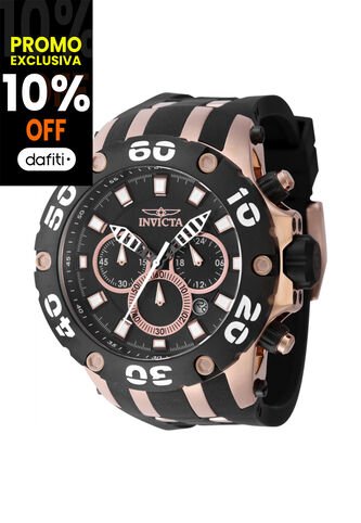 Reloj Invicta Modelo 46513 Negro, Oro Rosa Hombre Invicta