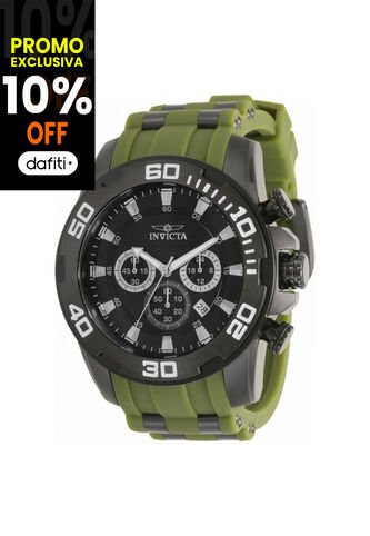 Reloj Invicta Modelo 35399 Verde, Negro Hombre Invicta