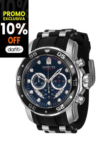 Reloj Invicta Modelo 40476 Negro, Acero Hombre